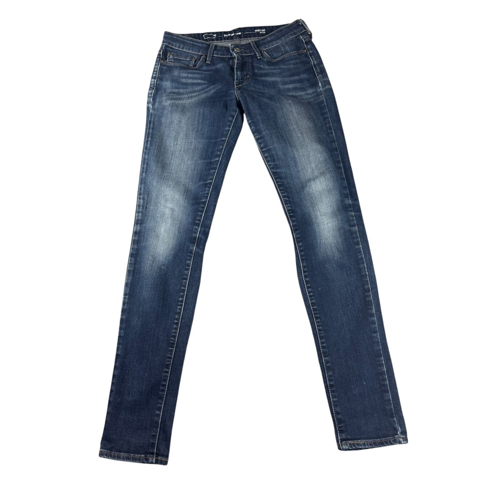 Levis Slight Curve Modern Rise Skinny Jeans Dark Wash Denim W26 L32 05403-0313